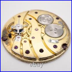 Ed. Koehn 41.1 x 3.4 mm Extra Thin Antique Pocket Watch Movement, Parts / Repair