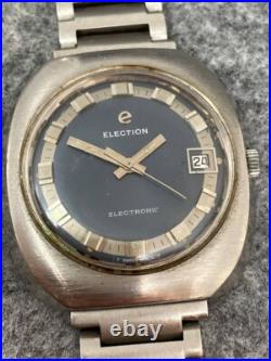 Election Cal Esa 9154 Electromechanical Swiss Watch For Repair Or Parts Election Cal Esa 9154 Electromechanical Swiss Watch For Repair Or Parts