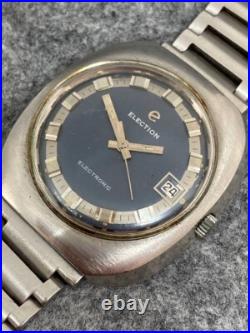 Election Cal Esa 9154 Electromechanical Swiss Watch For Repair Or Parts Election Cal Esa 9154 Electromechanical Swiss Watch For Repair Or Parts