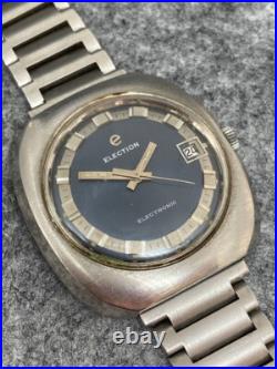 Election Cal Esa 9154 Electromechanical Swiss Watch For Repair Or Parts Election Cal Esa 9154 Electromechanical Swiss Watch For Repair Or Parts