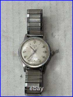 Elgin 27 Jewel Thin-Thin C Selfwinding Wristwatch 761 Movement Parts Or Repair