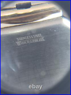 Elgin DuraPower Watch Rgp Bezel Gold Filled Band Parts or Repair