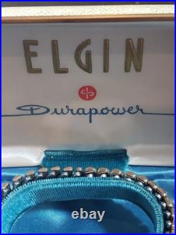 Elgin DuraPower Watch Rgp Bezel Gold Filled Band Parts or Repair