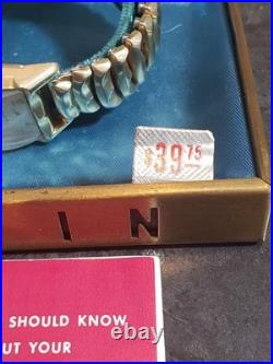 Elgin DuraPower Watch Rgp Bezel Gold Filled Band Parts or Repair