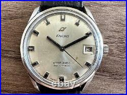 Enicar Star Jewels Automatic Date Caliber AR1145 For Parts or Repair 35mm