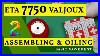Eta 7750 Valjoux Part 2 Assembling U0026 Oiling Basic Movement Breitling Watch Repair