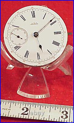 #F Waltham 14s 42MM SPLIT Chronograph POCKET WATCH Movement LEVER SET FOR REPAIR