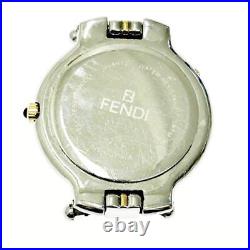 Fendi 920G Gold Plated SS Quartz Men's Watch White Dial, For Parts/Repair