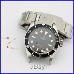 Fit 2824 case kit red flower watch repair parts for blackbay