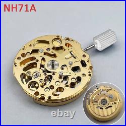 For NH71 NH71A Watch Movement Automatic Mechanical Movement Repair Part