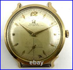 For Parts or Repair. Vintage OMEGA 14 K Gold Filled Automatic 32 mm Watch