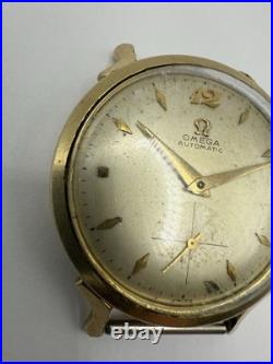 For Parts or Repair. Vintage OMEGA 14 K Gold Filled Automatic 32 mm Watch