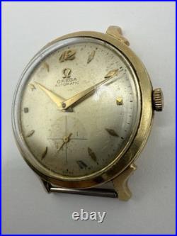 For Parts or Repair. Vintage OMEGA 14 K Gold Filled Automatic 32 mm Watch