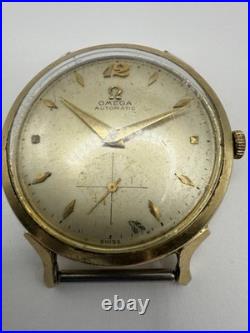 For Parts or Repair. Vintage OMEGA 14 K Gold Filled Automatic 32 mm Watch