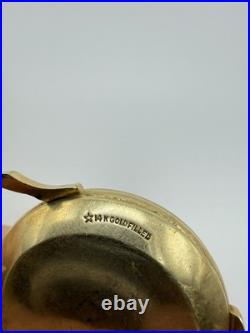 For Parts or Repair. Vintage OMEGA 14 K Gold Filled Automatic 32 mm Watch