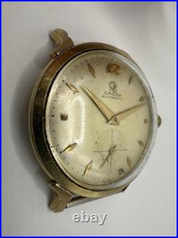 For Parts or Repair. Vintage OMEGA 14 K Gold Filled Automatic 32 mm Watch