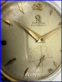 For Parts or Repair. Vintage OMEGA 14 K Gold Filled Automatic 32 mm Watch