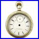 Fredonia N. Y. White Dial And Silver Pocket Watch For Parts Or Repairs