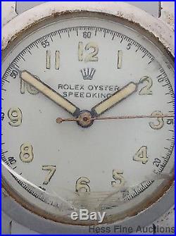 Genuine 4220 Rolex Oyster Speedking Ticking Watch for Parts or Repair
