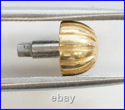 Genuine BREITLING 18K Yellow Gold Crown Watch Replace Repair Part 6.1mm Tap 7