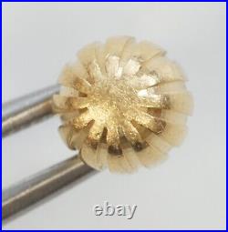 Genuine BREITLING 18K Yellow Gold Crown Watch Replace Repair Part 6.1mm Tap 7