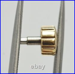 Genuine BREITLING 18K Yellow Gold Crown Watch Replace Repair Part 6.5mm Tap 10