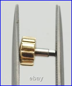 Genuine BREITLING 18K Yellow Gold Crown Watch Replace Repair Part 6.5mm Tap 10