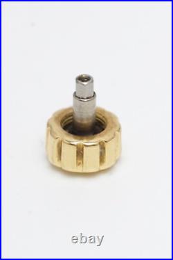 Genuine BREITLING 18K Yellow Gold Crown Watch Replace Repair Part 6.5mm Tap 10
