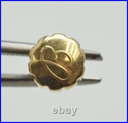 Genuine BREITLING 18K Yellow Gold Crown Watch Replace Repair Part 6.5mm Tap 10