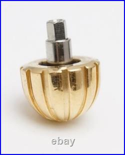 Genuine BREITLING 18K Yellow Gold Crown Watch Replace Repair Part 6.5mm Tap 10