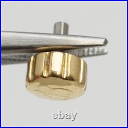 Genuine BREITLING 18K Yellow Gold Crown Watch Replace Repair Part 6.5mm Tap 10