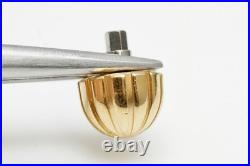 Genuine BREITLING 18K Yellow Gold Crown Watch Replace Repair Part 6.5mm Tap 10