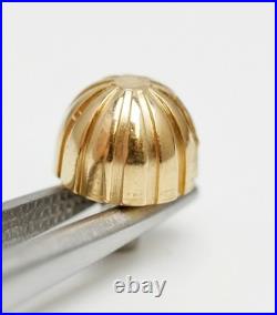 Genuine BREITLING 18K Yellow Gold Crown Watch Replace Repair Part 6.5mm Tap 10