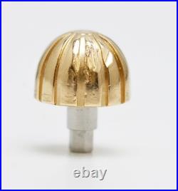 Genuine BREITLING 18K Yellow Gold Crown Watch Replace Repair Part 6.5mm Tap 10