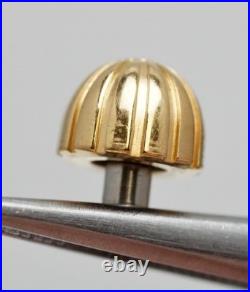 Genuine BREITLING 18K Yellow Gold Crown Watch Replace Repair Part 6.5mm Tap 10