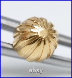 Genuine BREITLING 18K Yellow Gold Crown Watch Replace Repair Part 6.5mm Tap 10