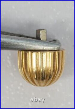 Genuine BREITLING 18K Yellow Gold Crown Watch Replace Repair Part 6.7mm Tap 7