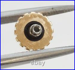 Genuine BREITLING 18K Yellow Gold Crown Watch Replace Repair Part 6.7mm Tap 7