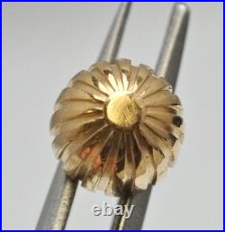 Genuine BREITLING 18K Yellow Gold Crown Watch Replace Repair Part 6.7mm Tap 7