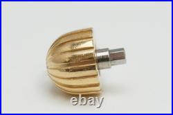 Genuine BREITLING 18K Yellow Gold Crown Watch Replace Repair Part 6.7mm Tap 7