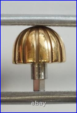 Genuine BREITLING 18K Yellow Gold Crown Watch Replace Repair Part 6.8mm Tap 7