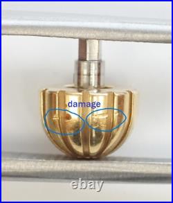 Genuine BREITLING 18K Yellow Gold Crown Watch Replace Repair Part 6.9mm Tap 7