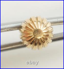 Genuine BREITLING 18K Yellow Gold Crown Watch Replace Repair Part 8mm Tap 7