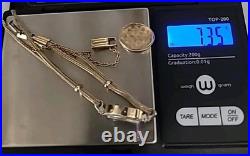 Girard Perregaux Vtg 14k Gold & Diamond Swiss Watch Parts, Scrap, Repair