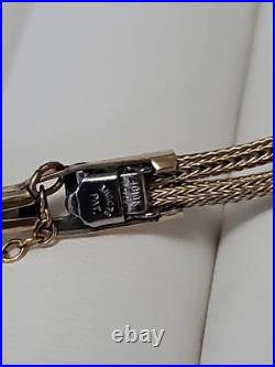 Girard Perregaux Vtg 14k Gold & Diamond Swiss Watch Parts, Scrap, Repair