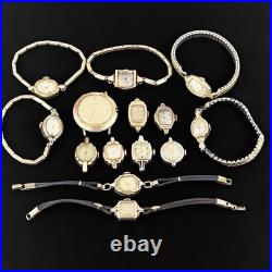 Gold Filled Watch Lot Parts Wear Repair ALL GF Croton Bulova Gruen Elgin 140g