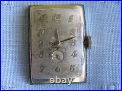 Gruen Curvex 370 Precision Vintage 10k YGF Deco Wrist Watch 42mm, Parts/Repair