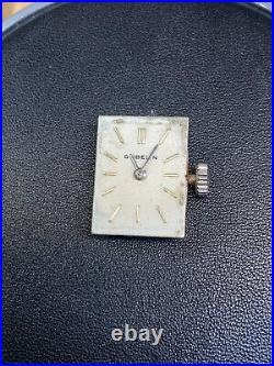 Gubelin Watch Movement Womwn's 12-11 Swiss 17 Jewels For repair or parts