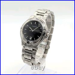 Gucci 9040M Vintage Quartz Men's Watch Black Dial Date FOR PARTS OR REPAIR AS-IS Gucci 9040M Vintage Quartz Men's Watch Black Dial Date FOR PARTS OR REPAIR AS-IS