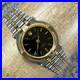 Gucci Women 9000L Fashion Date Two Tone Quartz For Watch Parts Or Repair Only